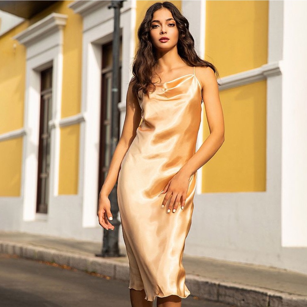 Bebe slip dress